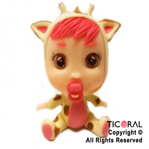 ADORNO CRY BABIES GIGI JIRAFITA PORCELANA FRIA x 1